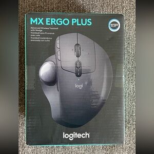 Logitech MX Ergo Wireless Trackball Mouse - Gray